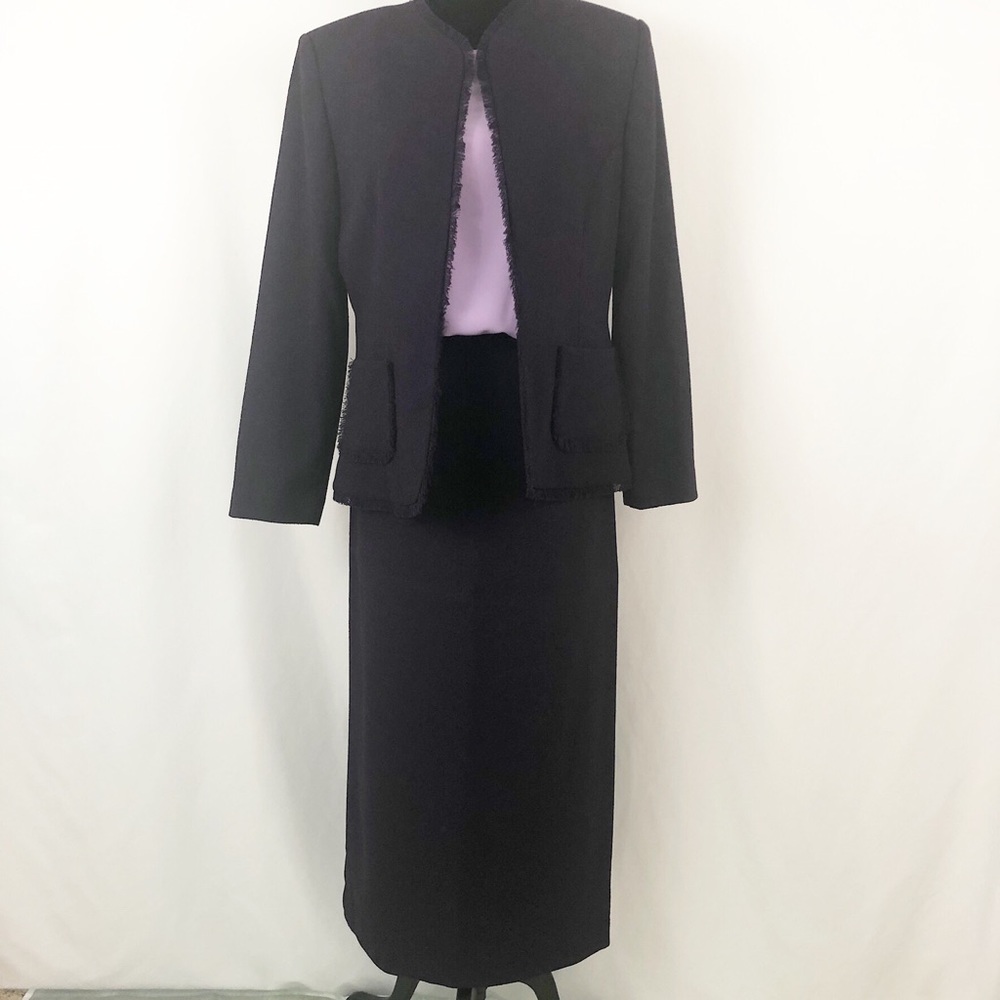 💜Jessica Howard 2 Pc Skirt Suit w Karen Scott Top